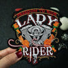 Lady Rider Biker Patch - Great Value Novelty 