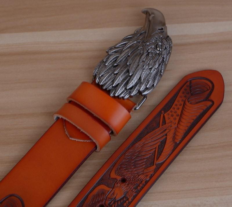 Eagle Biker Genuine Leather Belt - Great Value Novelty 