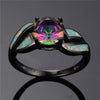 Load image into Gallery viewer, Multi coloured Opal Ring - Worldwide free Shipping - Great Value Novelty 