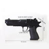 Load image into Gallery viewer, DIY Building Blocks Toy Gun Desert Eagle Assembly Toy Brain Game Model Can Fire Bullets(Mung Bean) with Instruction Book - Great Value Novelty 