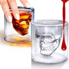 Glass Skull Whiskey Glass - Great Value Novelty 