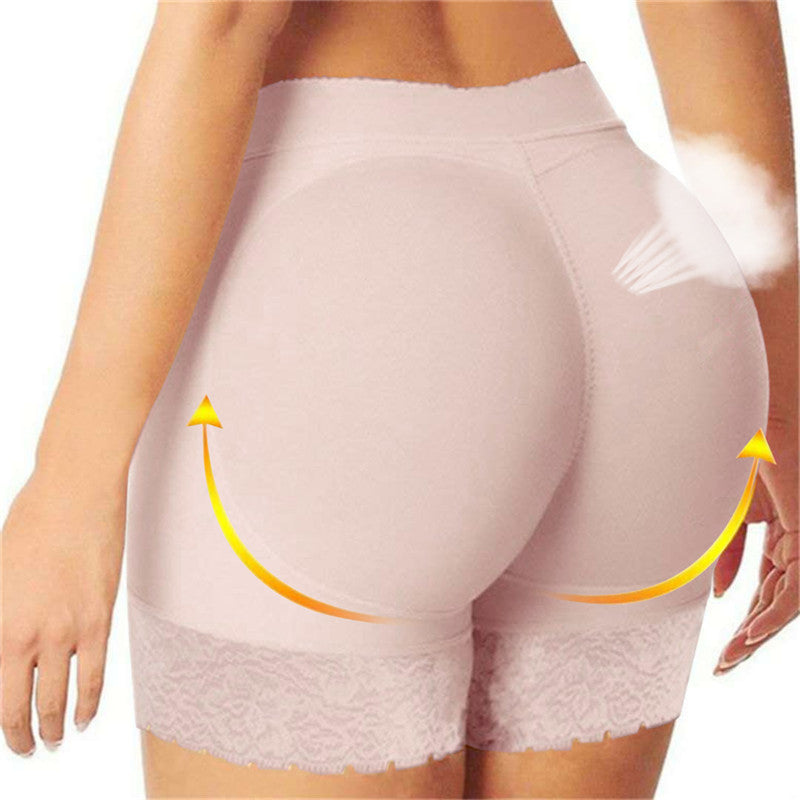 NINGMI Women Big Ass Butt Lifter Booty Hip Enhancer Body Shaper Padded Panty Waist Trainer Short Lace Shapewear Control Panties - Great Value Novelty 
