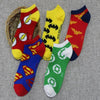 Marvel Green Lantern Cosplay socks Flash Batman Classic cartoon man sock summer casual personality funny happy socks Calcetines - Great Value Novelty 