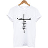 Load image into Gallery viewer, 100% Cotton T Shirt Faith Women Short Sleeve O-neck Funny Summer Tops Loose Fit Women Clothing Christian Casual Tee Shirt Femme