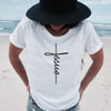Faith Tshirt Cross Jesus Tees Tops Christian Shirt Women Fashion Tshirt Baptism Church Bride Squad Esthetic Tumblr Shirt