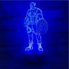 Load image into Gallery viewer, 3D Lamp Marvel Comics Superhero Captain America Children&#39;s Led Night Light Bedroom Deco Kids Table 3D Night Lamp The Avengers