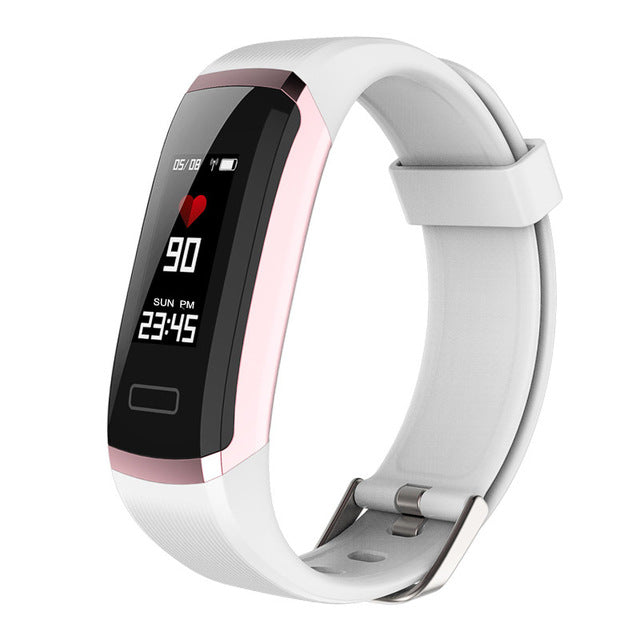 Letike GT101 Sport Smart watch men Bracelet real-time monitor heart rate & sleeping best Couple Fitness Tracker pink fit women - Great Value Novelty 