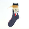 Load image into Gallery viewer, President Donald Trump Socks Unisex Funny Print Adult Casual Crew Socks 3D Fake Hair Crew Socks Hot Sale Hip Hop Skateboard Sock