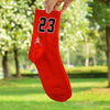 6pairs High Quality Brand Men NO.23 Professional Man Basket Socks Elite Thick Red Socks Male Breathable Embroider Sock Meias Sox - Great Value Novelty 
