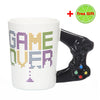 New 380mL Creative Game Over Coffee Mug 3D Game Controller Handle Mug Ceramic Cup Milk Tea Mugs Gameboy Birthday Christmas Gift - Great Value Novelty 