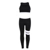 Load image into Gallery viewer, Women Tracksuit Solid Yoga Set Patchwork Running Fitness Jogging T-shirt Leggings Sports Suit Gym Sportswear Workout Clothes S-L jumpsuit