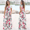 Load image into Gallery viewer, Women Long Maxi Dress 2019 Summer Floral Print Boho Beach Dress Short Sleeve Evening Party Dress Tunic Vestidos Plus Size XXXL jumsuit