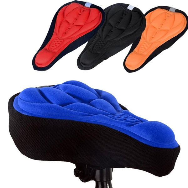 Sport Bike Seat Cushion Cover Pad with Memory Foam for Bicycle Seat Bounce Free - Enjoy Longer Rides, Water Resistant